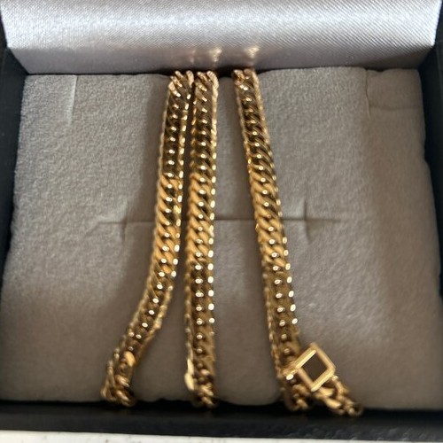 K18YG喜平ネックレスW6面