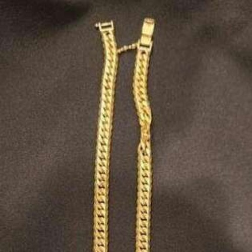 18 6面ダブル 80g/50cm 喜平 キヘイ ネックレス