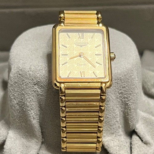 ロンジンレディース18金時計