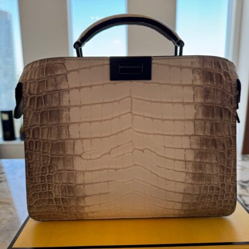 FENDI PEEKABOO ISEEU XCROSS Small クロコダイル