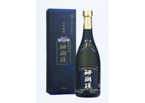 琉球泡盛 珊瑚礁 10年貯蔵 古酒 720ml