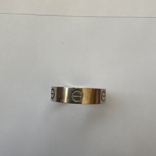 カルティエk18WGラブリング 7g