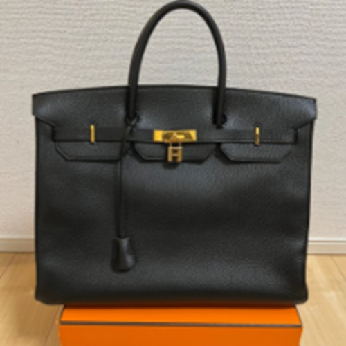 バーキン40 ゴールド金具　ブラック