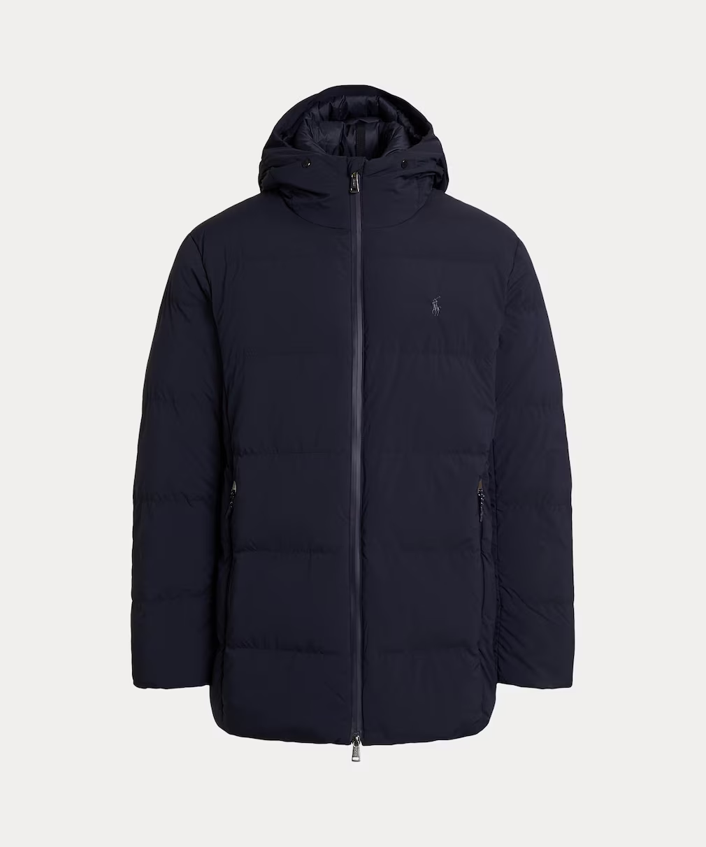 マット キルテッド ダウン コート