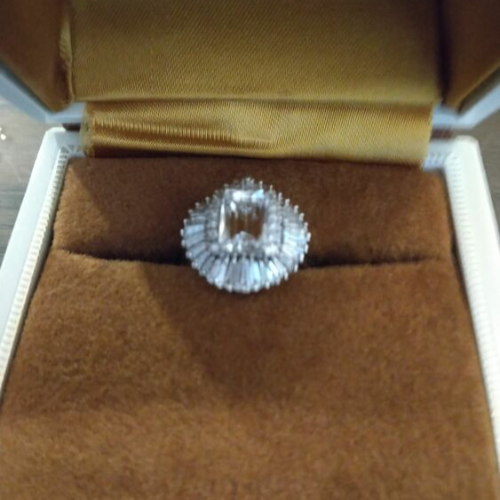 天然ダイヤプラチナリング