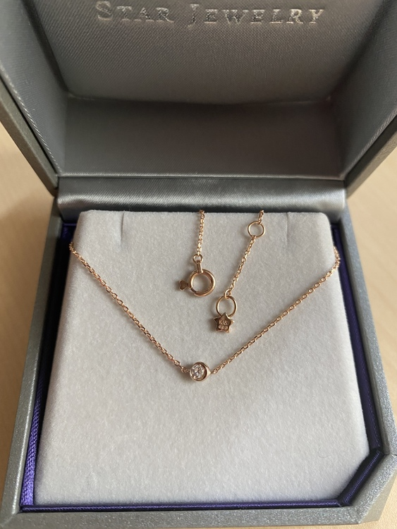 スタージュエリー K18 ブレスレットMOONSETTING 品番2ZU0554