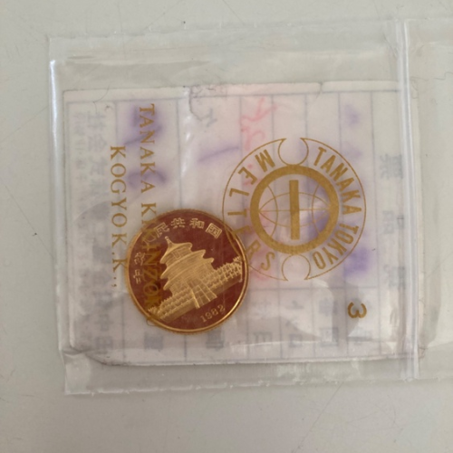 パンダ金貨1/10オンス1982年