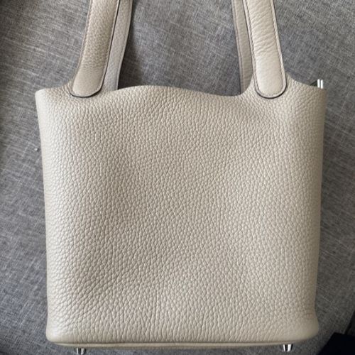 ピコタン PM シルバー金具 ベージュマルファ