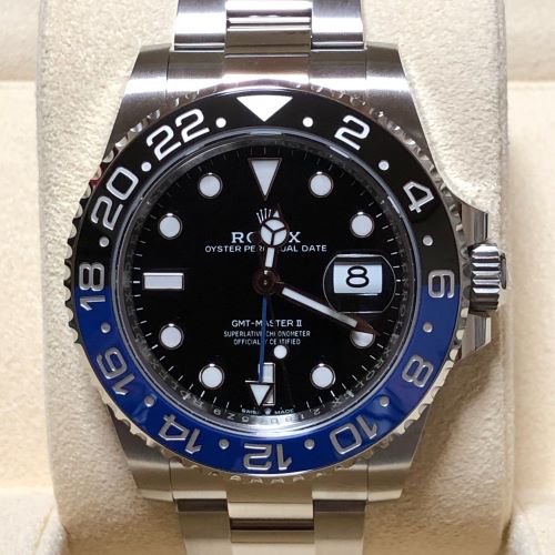 GMTマスターⅡ ブルー/ブラック オイスター3列