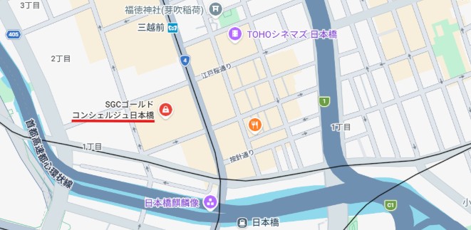 三越前駅周辺