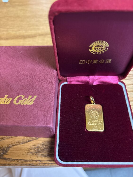 田中貴金属ゴールドバー10g