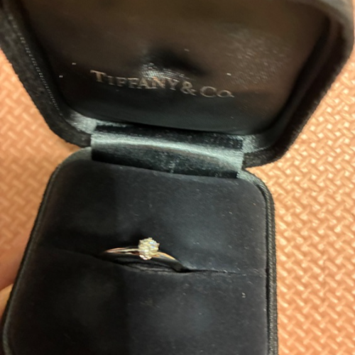 ティファニー一粒ダイヤリング