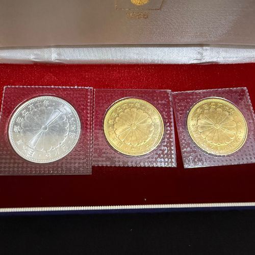 天皇陛下在位60周年記念貨幣