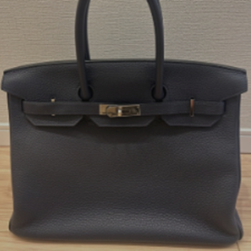 バーキン35 ブラーニュイ　シルバー金具