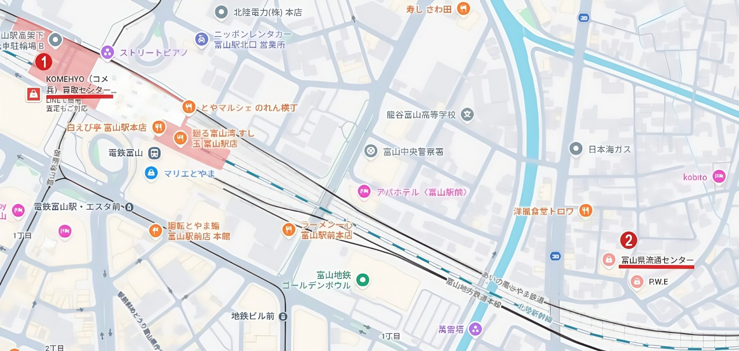 富山駅周辺