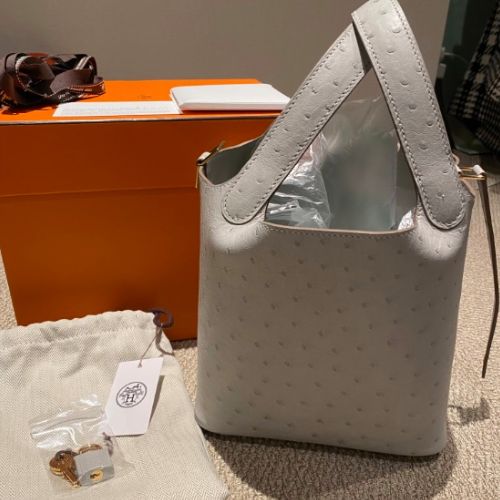 エルメス ピコタンロックpm オーストリッチ