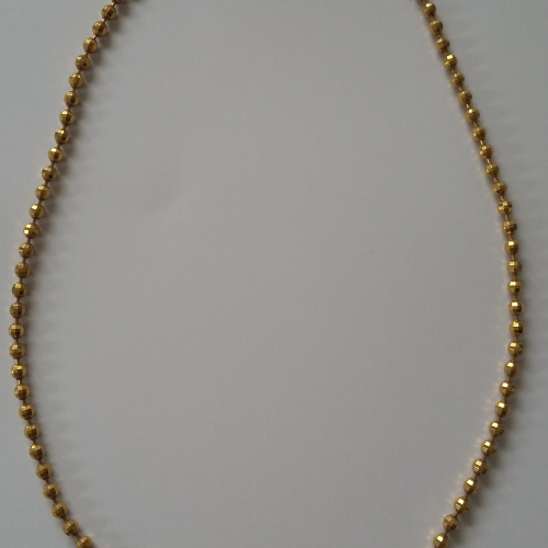 18金 ボールチェーンネックレス