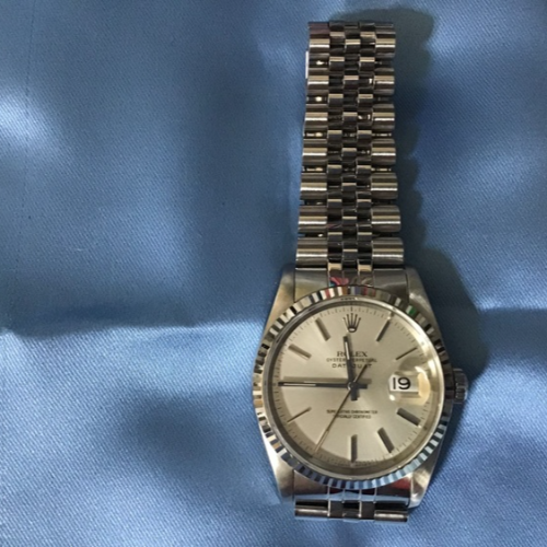 デイトジャスト　ホワイトゴールド　バーインデックス