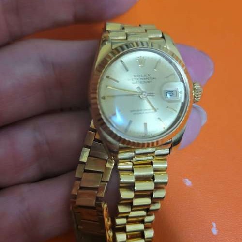 ロレックスデイトジャストK18金無垢