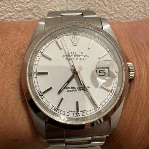 ロレックスRef.16200白ローマ