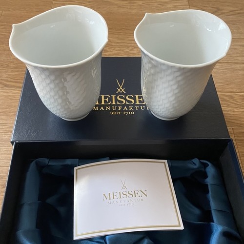 マイセン　波の戯れ　ペアタンブラー