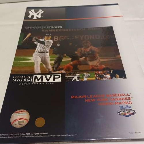 松井秀喜ワールドシリーズMVP受賞記念フレーム切手 2009