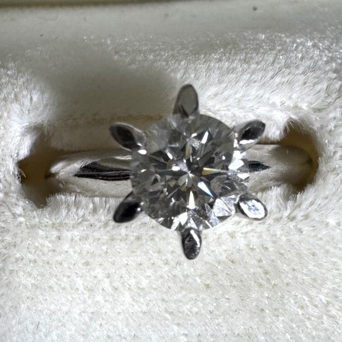 天然ダイヤモンド1.02ct、P900リング