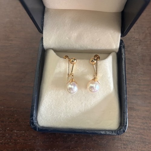 ASAKIタサキイヤリングパールGREEBER本真珠 K18金