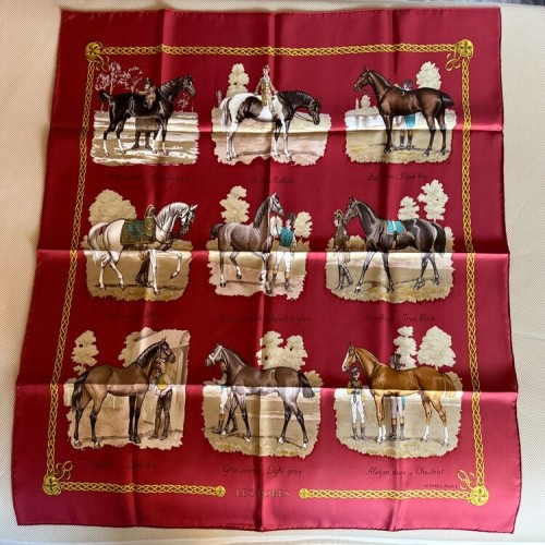 スカーフ カレ90- Les Robes