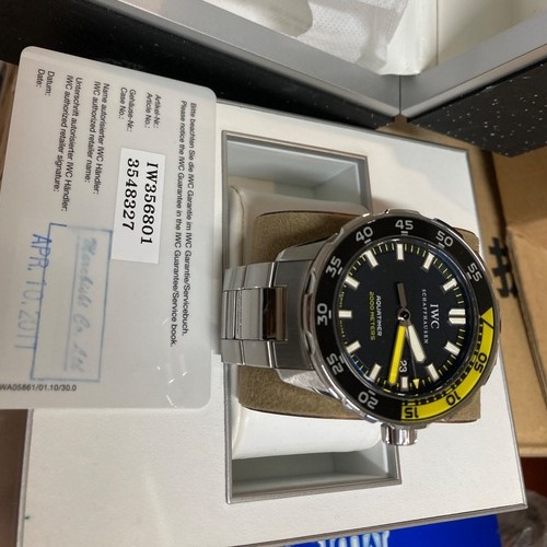 IWC アクアタイマー iw356801