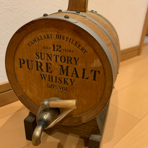 サントリー山崎12年ミニバレル