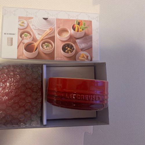 ル・クルーゼ スタッキング・ラムカン・セット チェリーレッド