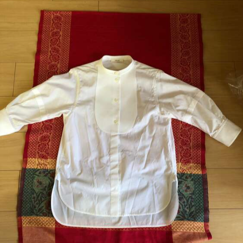 セリーヌ　スタンドカラーシャツ