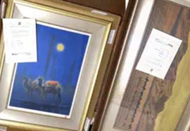 絵画など骨董品複数点あわせて
