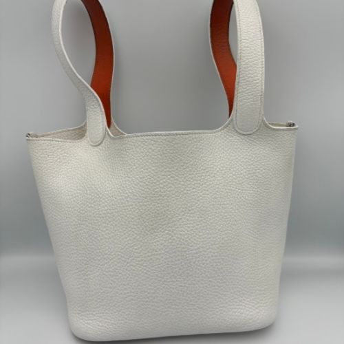 エルメス ピコタン バイカラートリヨンクレマンス □I刻印 ホワイト