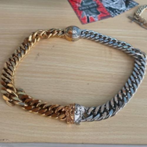 ヴェルサーチパラッツォメデューサグレカデミチェーンネックレス