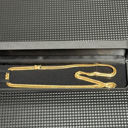 K18 12面トリプル　55g 55cm 喜平ネックレス