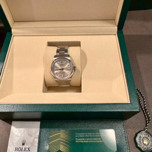 ロレックス　オイスターパーペチュアル　シルバー31