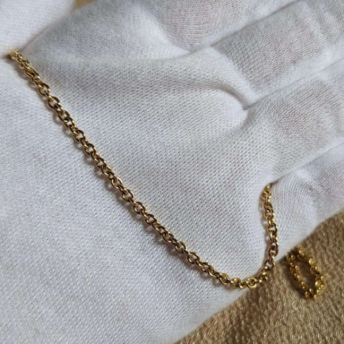 18金 チェーンネックレス ポメラート 約12.6g