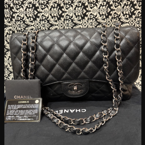 シャネル デカマトラッセ キャビアスキン