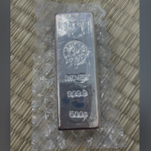 シルバー　インゴット　500グラム