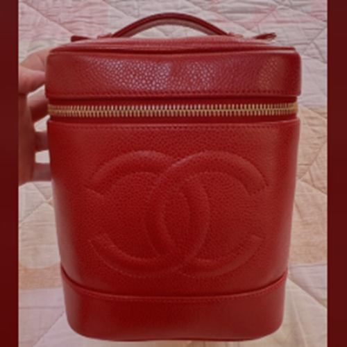 バニティバック レッド