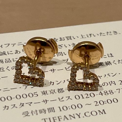 ティファニー　センチメンタルハート　ピアス