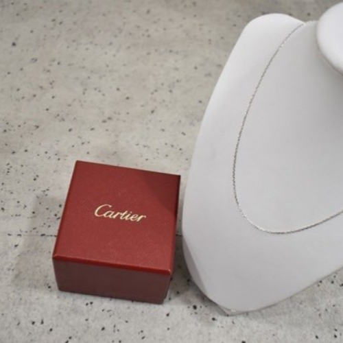 K18WG チェーンネックレス