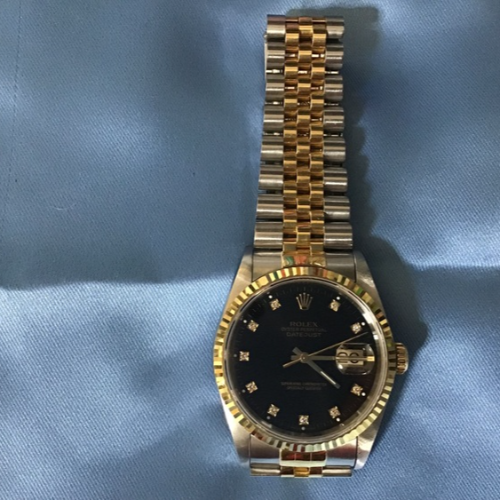 デイトジャスト　コンビ　10Pダイヤ　BK