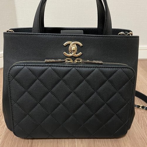 シャネルビジネスアフィニティ2wayトートバッグ