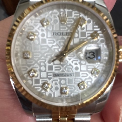 ロレックス デイトジャスト R116233G D番