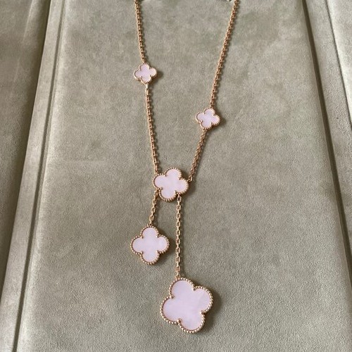 マジックアルハンブラネックレス6モチーフ18K