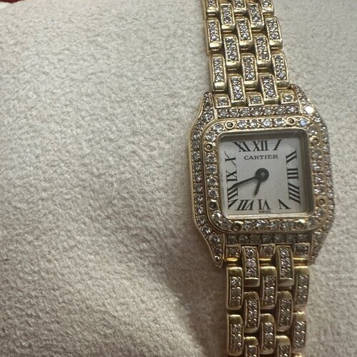 カルティエ　ミニパンテール　アフターダイヤ