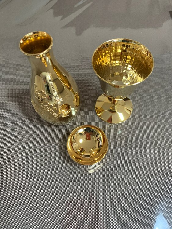 黄金和洋酒器セット